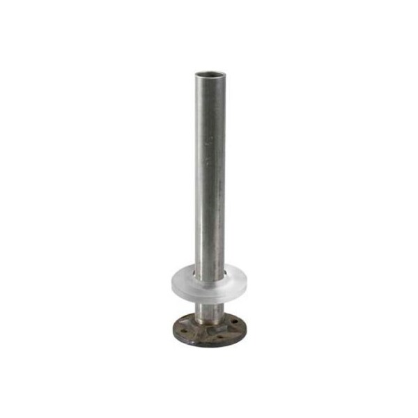 Lavi Industries Steel Flange and Steel Insert, for 1.5" Tubing, w/Satin Stainless Steel Canopy 44-B/1H - main